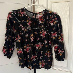 Wonder Nation girls mid length sleeve top size large (10-12)